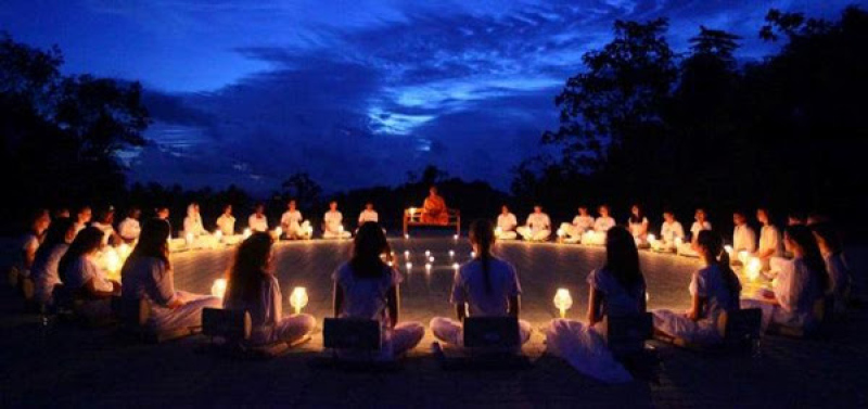 group sitting